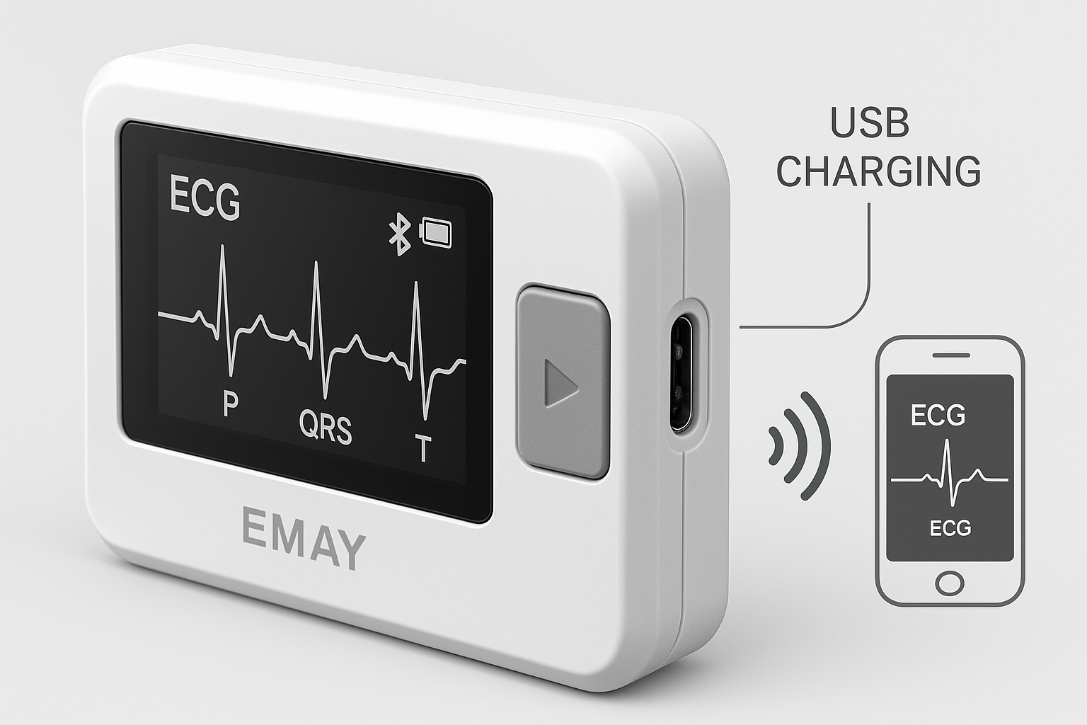 EMAY ECG Monitor Connectivity Features