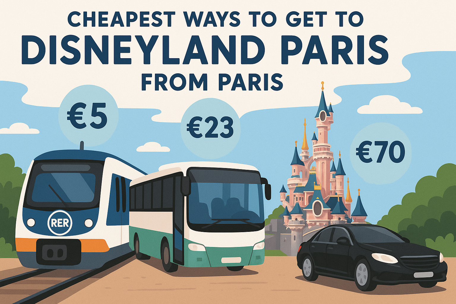 Cheap Transport to Disneyland Paris