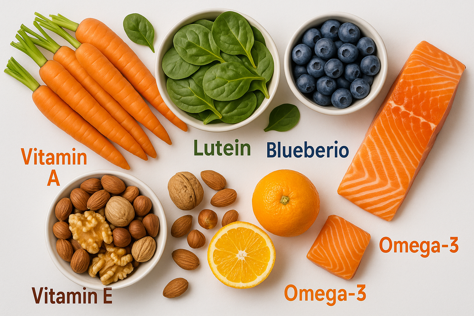 눈 건강에 좋은 음식들