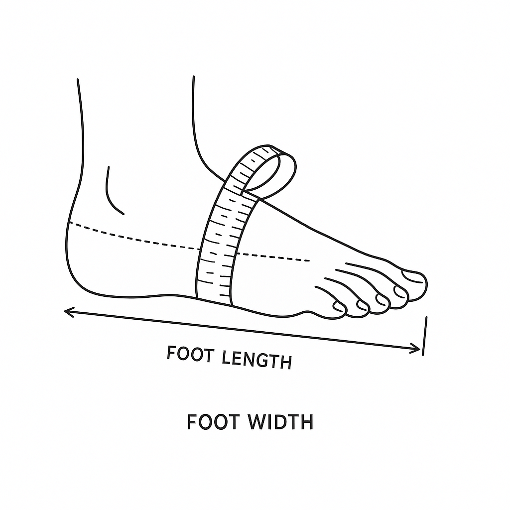 Shoe measurement guide