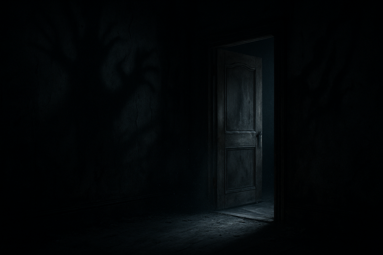 الغرفة المظلمة المرعبة