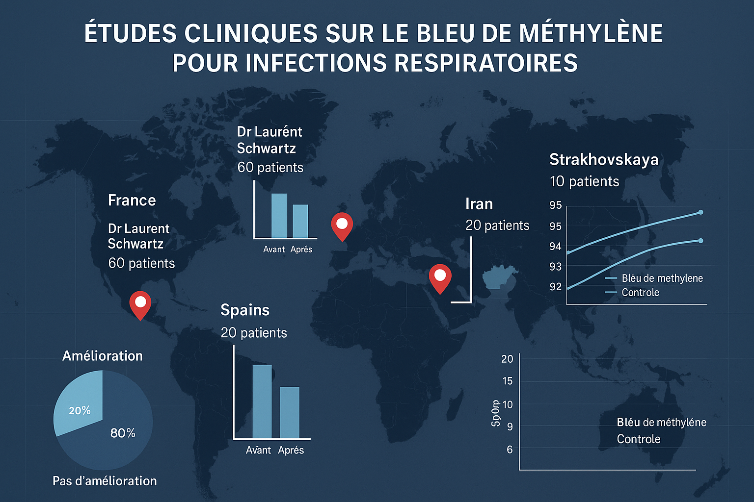Carte mondiale des études cliniques