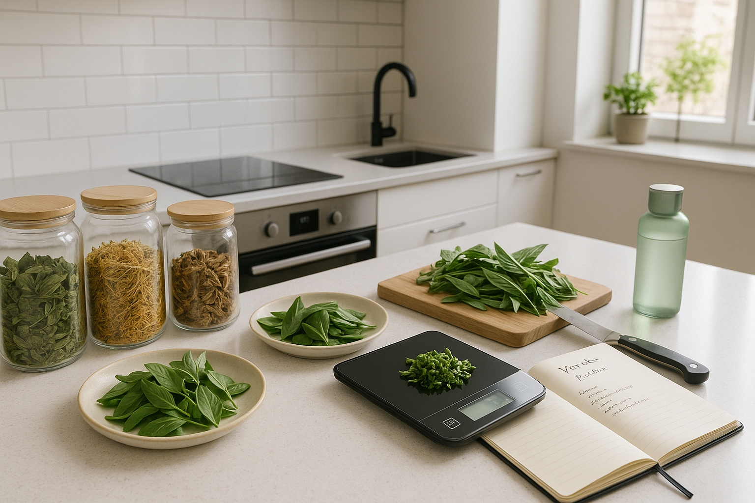 Yoruba Herbal Medicine | Modern kitchen with Yoruba herbs being prepared