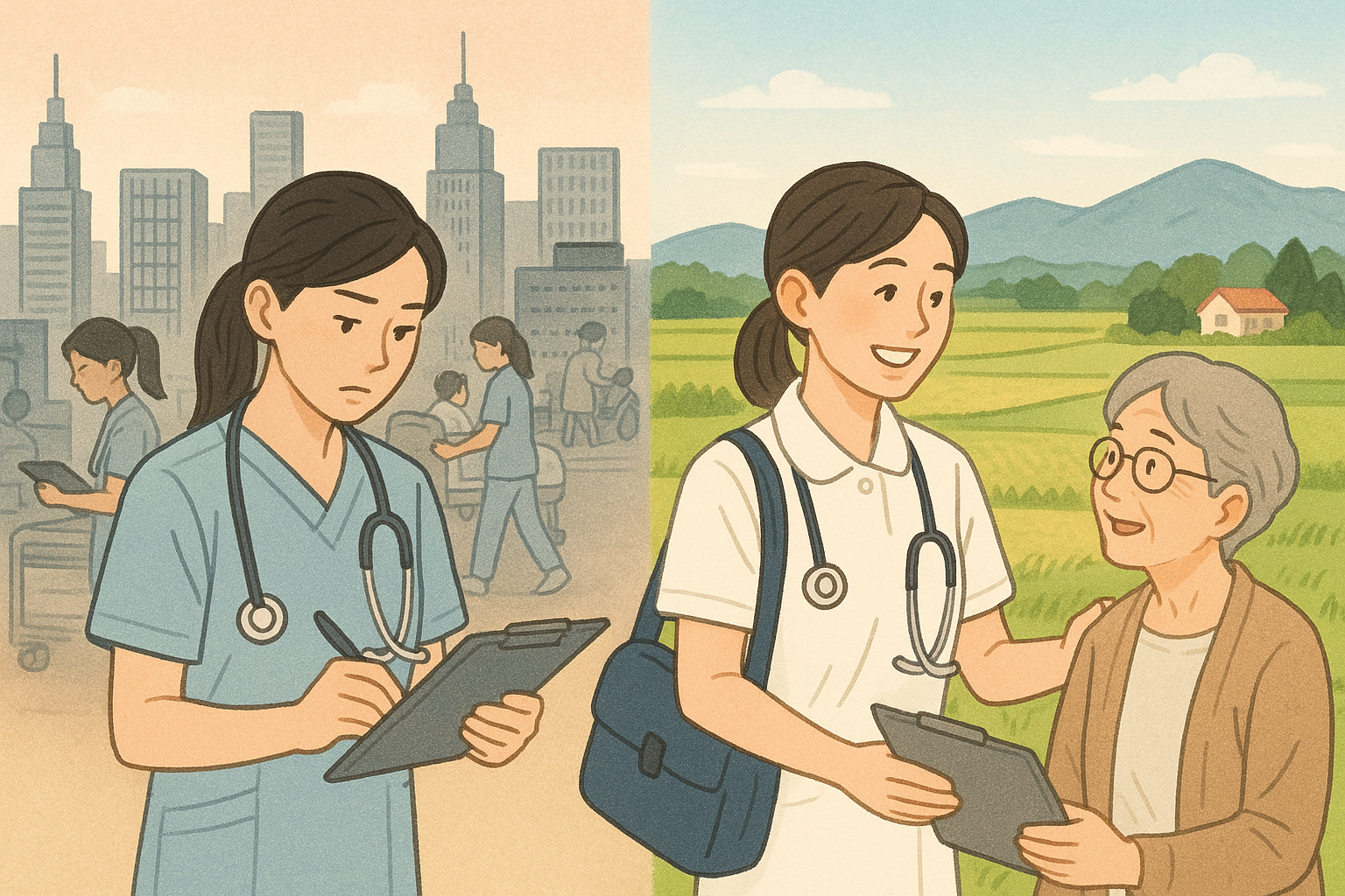 東京から栗原市への転換イメージ