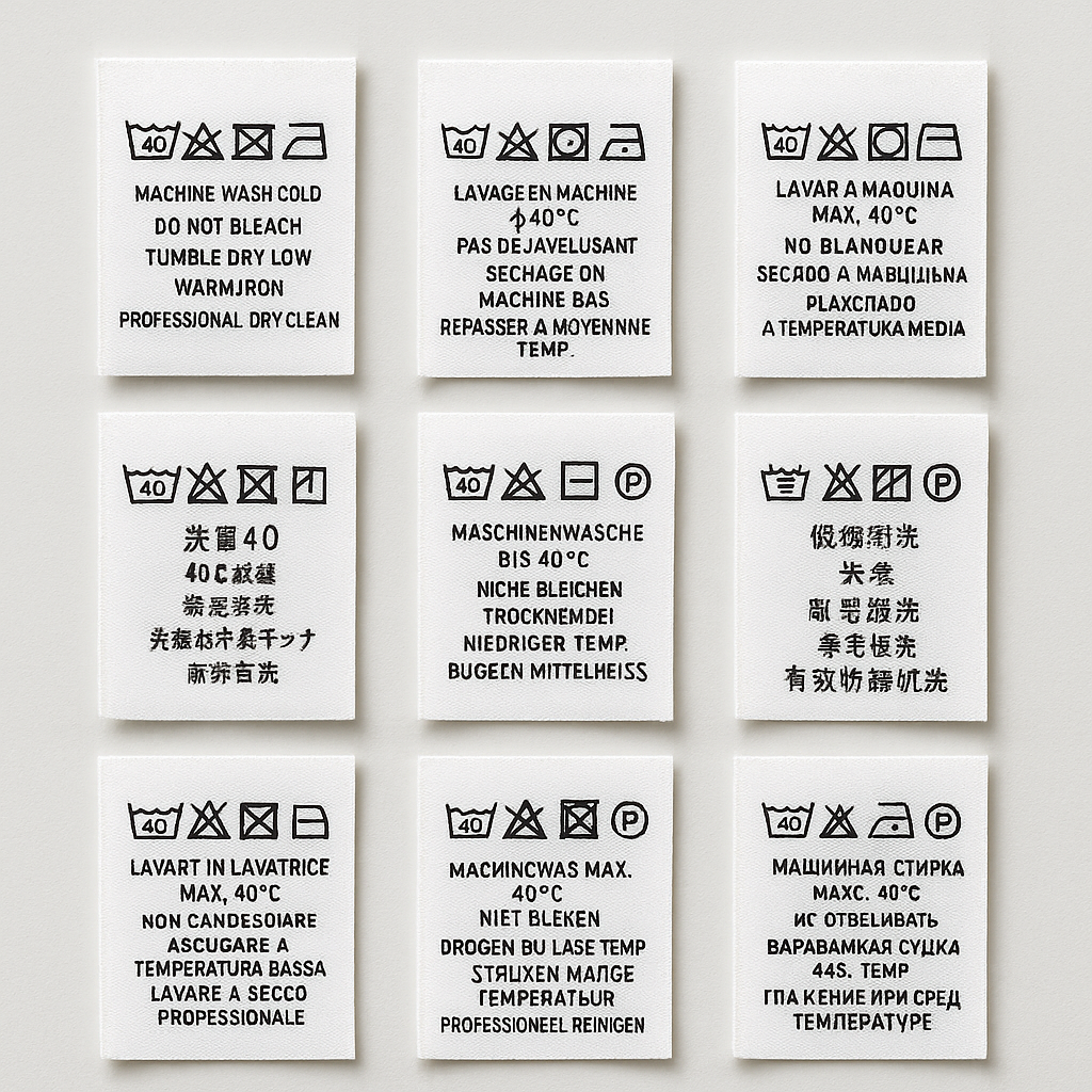 Multi-Language Care Labels