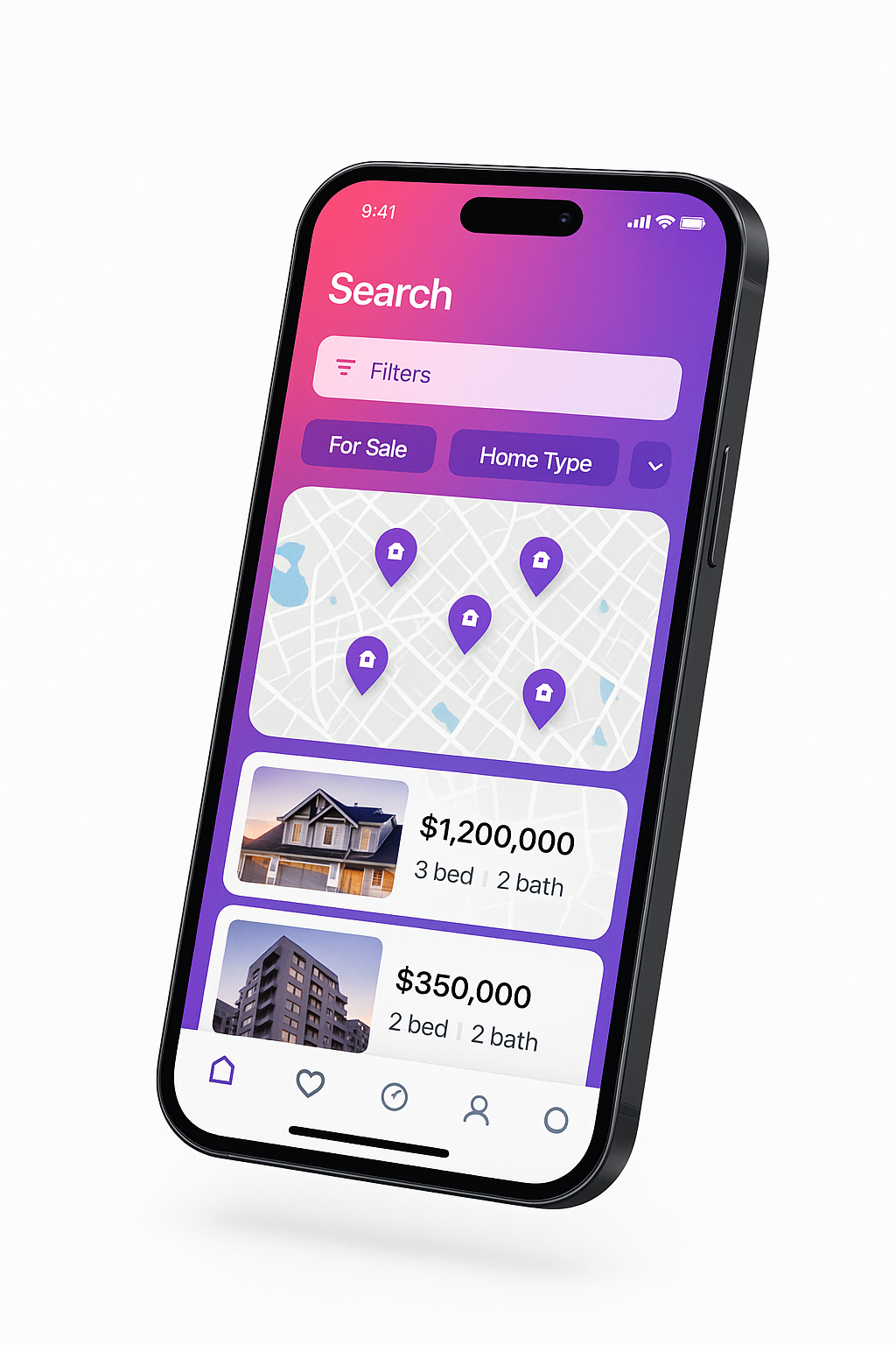 Application mobile guides immobiliers