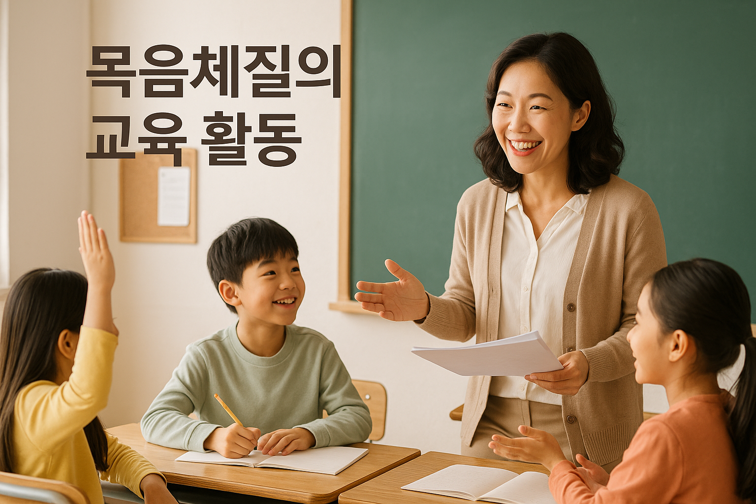 목음체질의 교육 활동