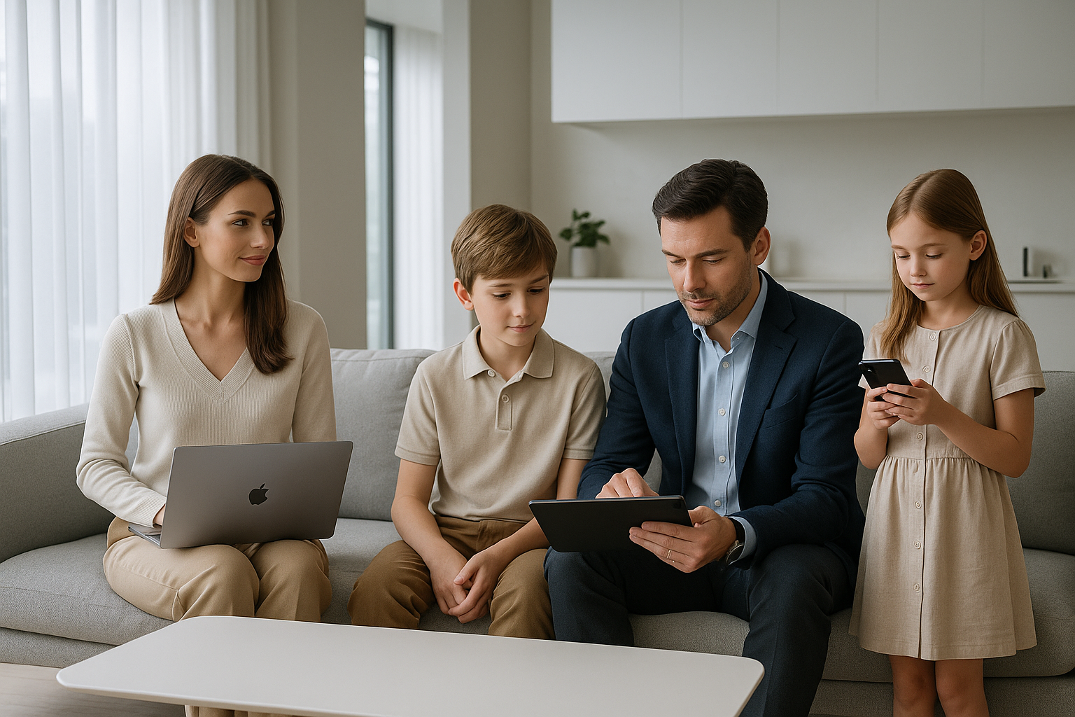Family in Smart Home