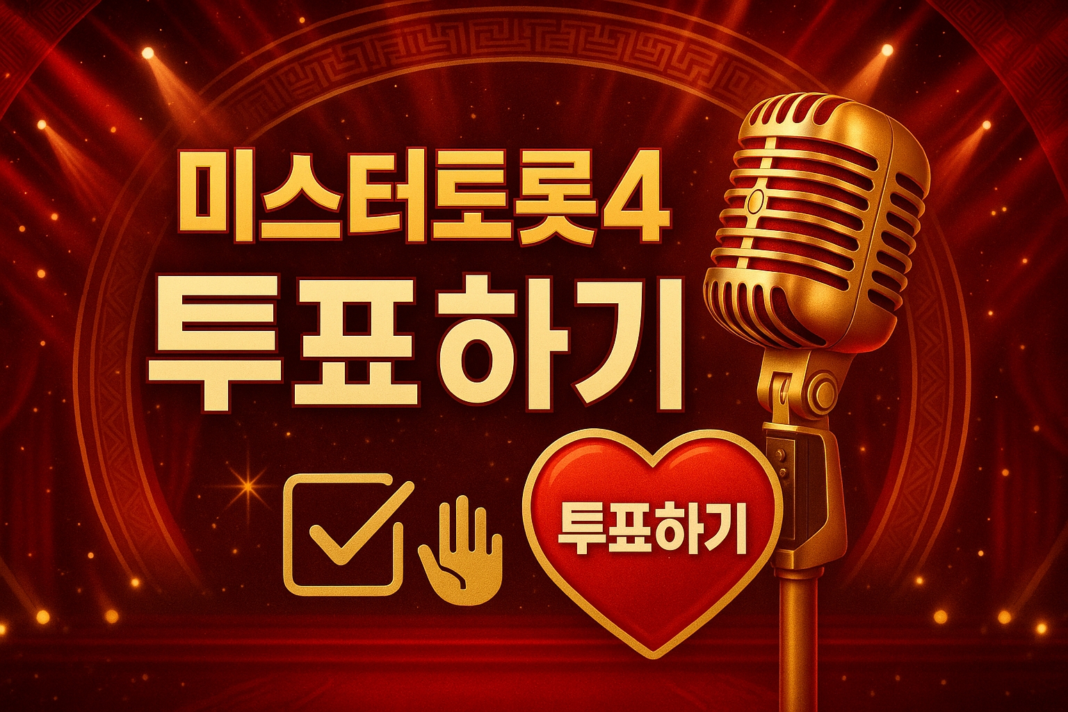 미스터트롯4 투표하기 썸네일