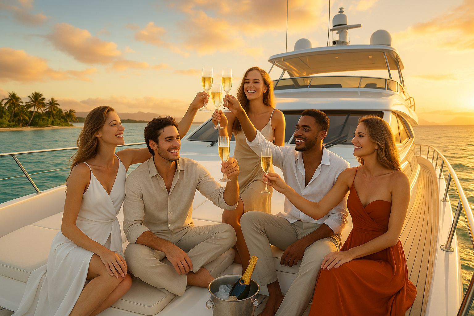 Luxury yacht lifestyle