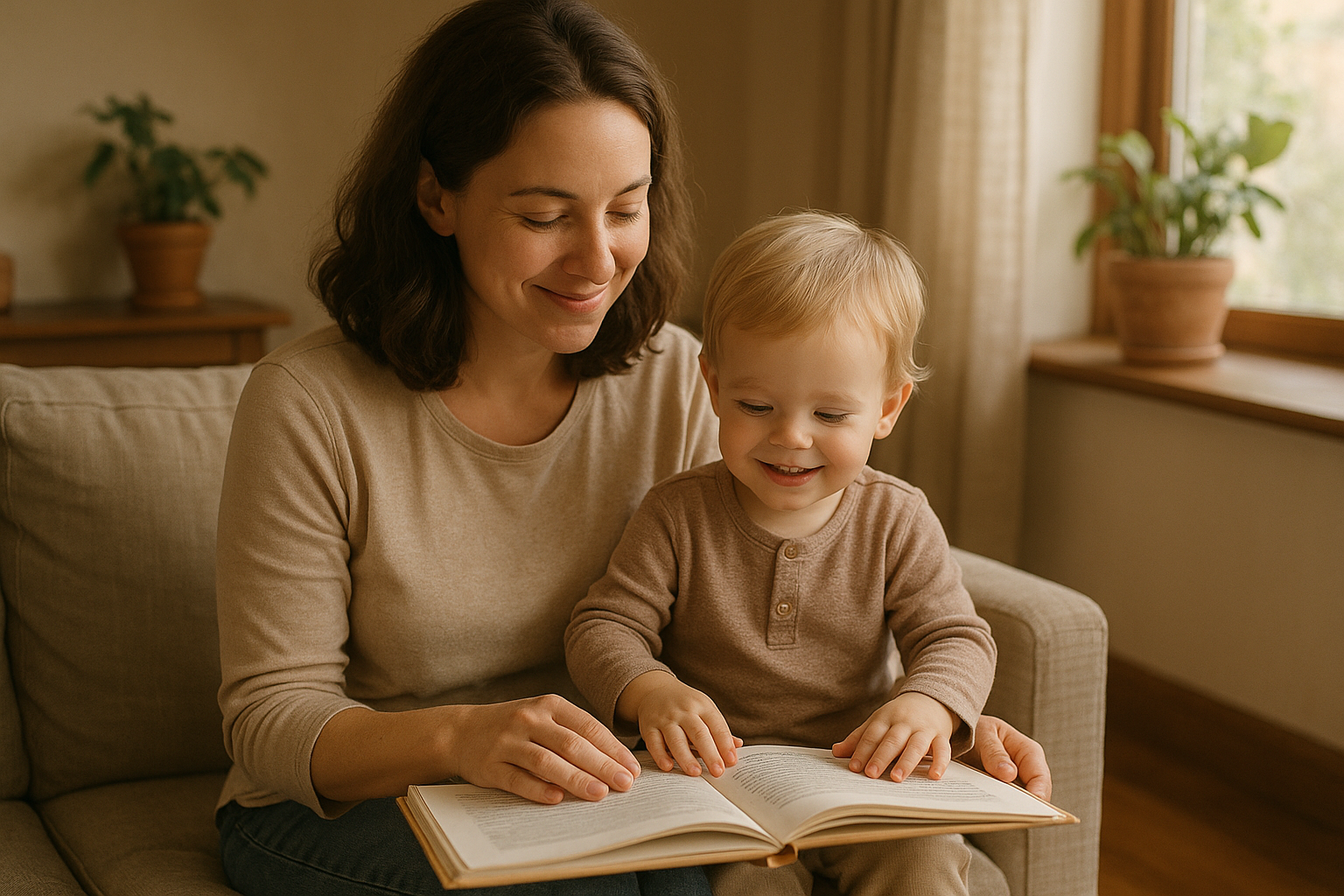Peaceful parenting moment