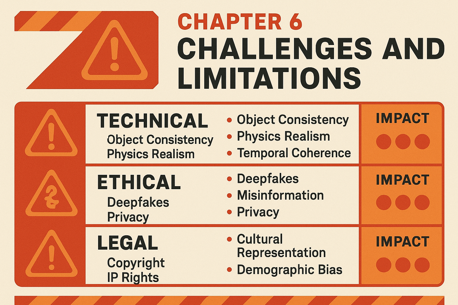 AI Video Challenges - Technical, ethical, legal, and bias limitations