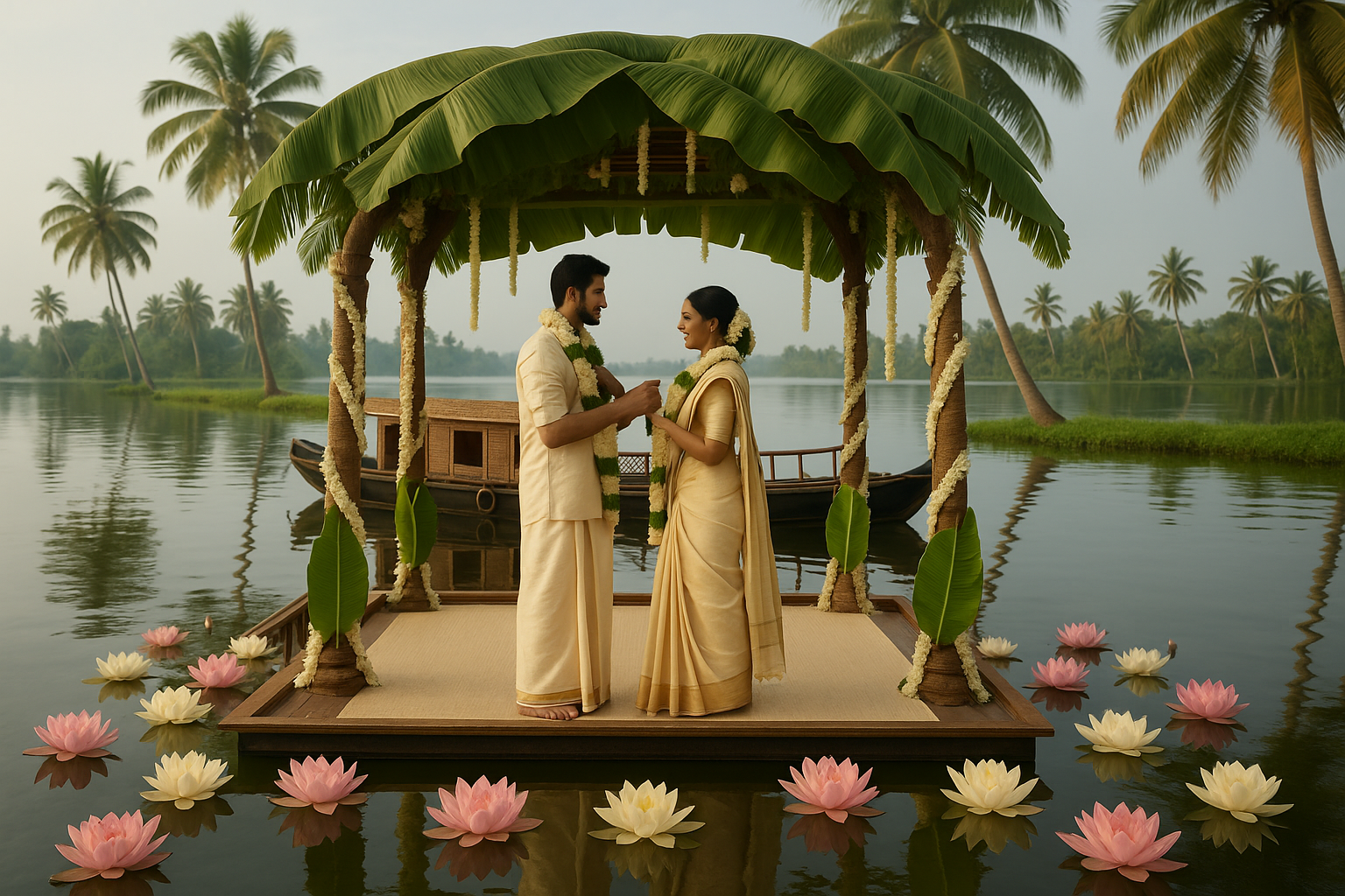 Kerala Backwater Wedding