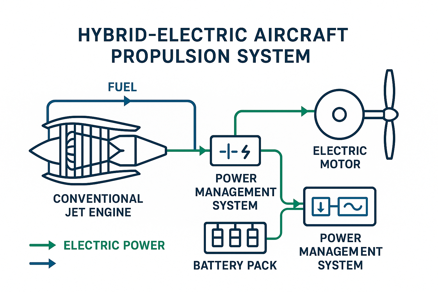 Hybrid-Electric Aircraft Propulsion System