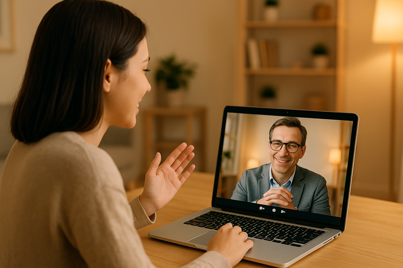 オンラインコーチングセッションの様子