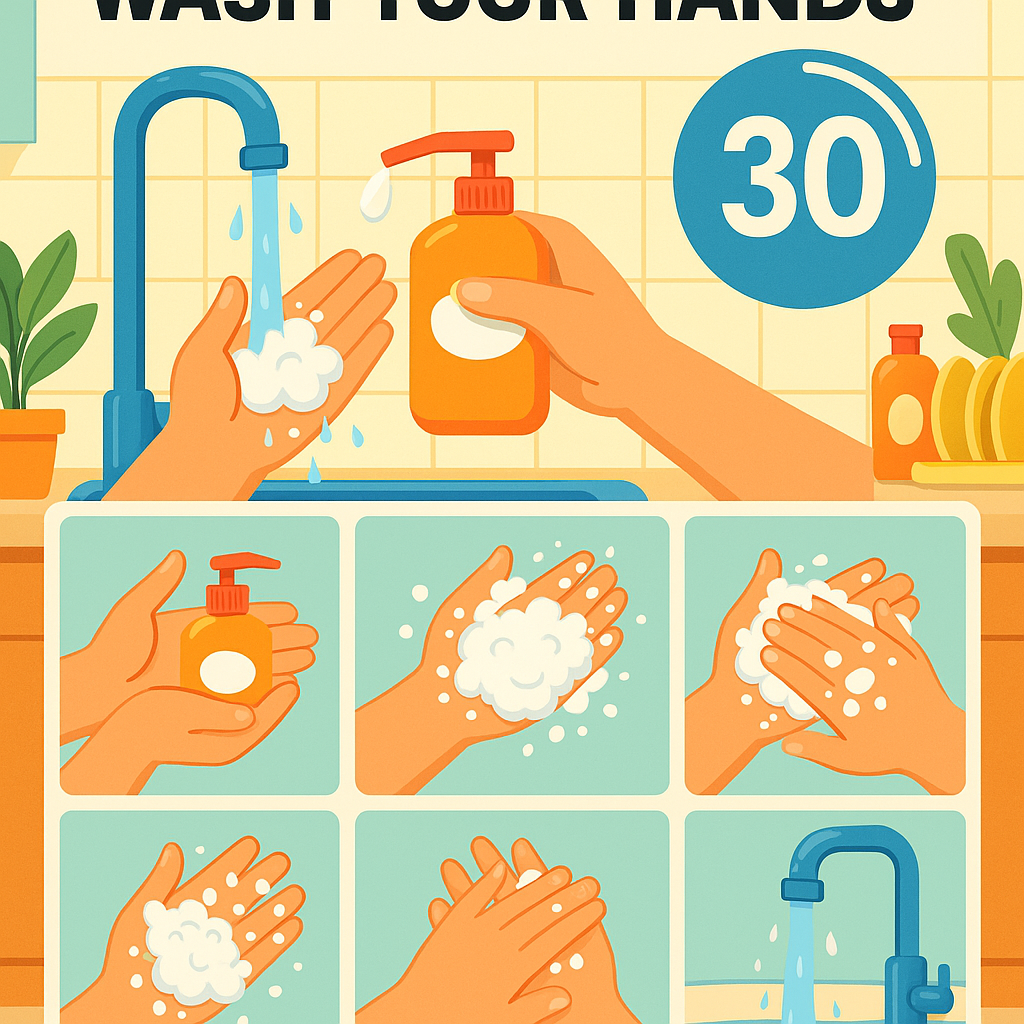 올바른 손씻기 방법
