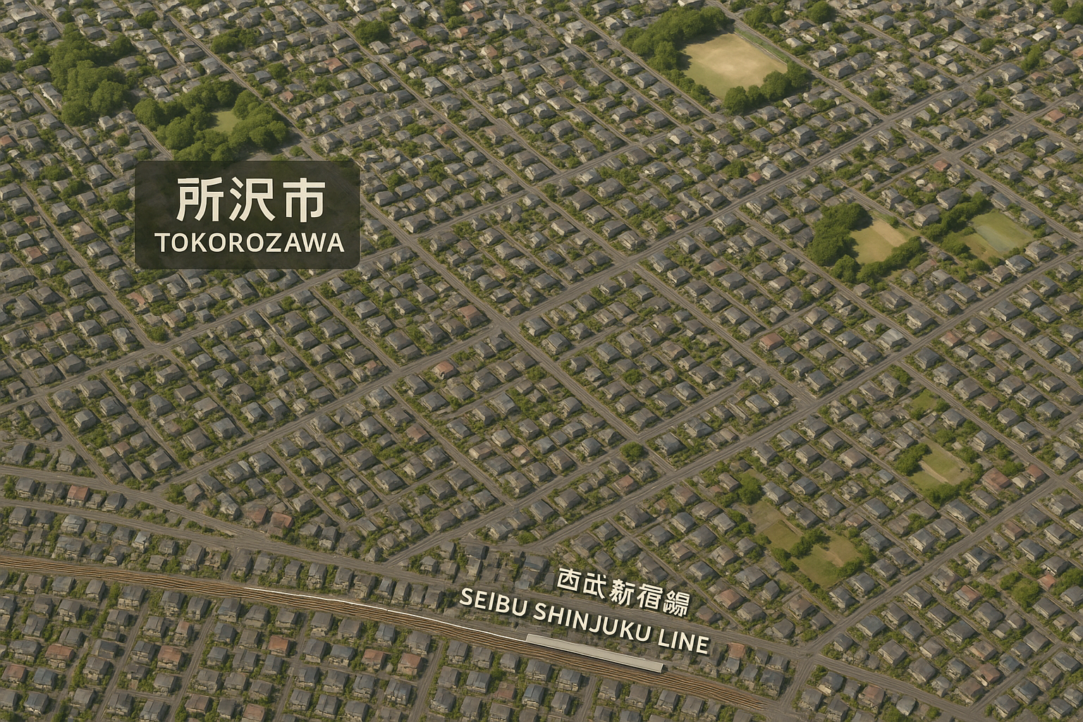 所沢市エリアイメージ