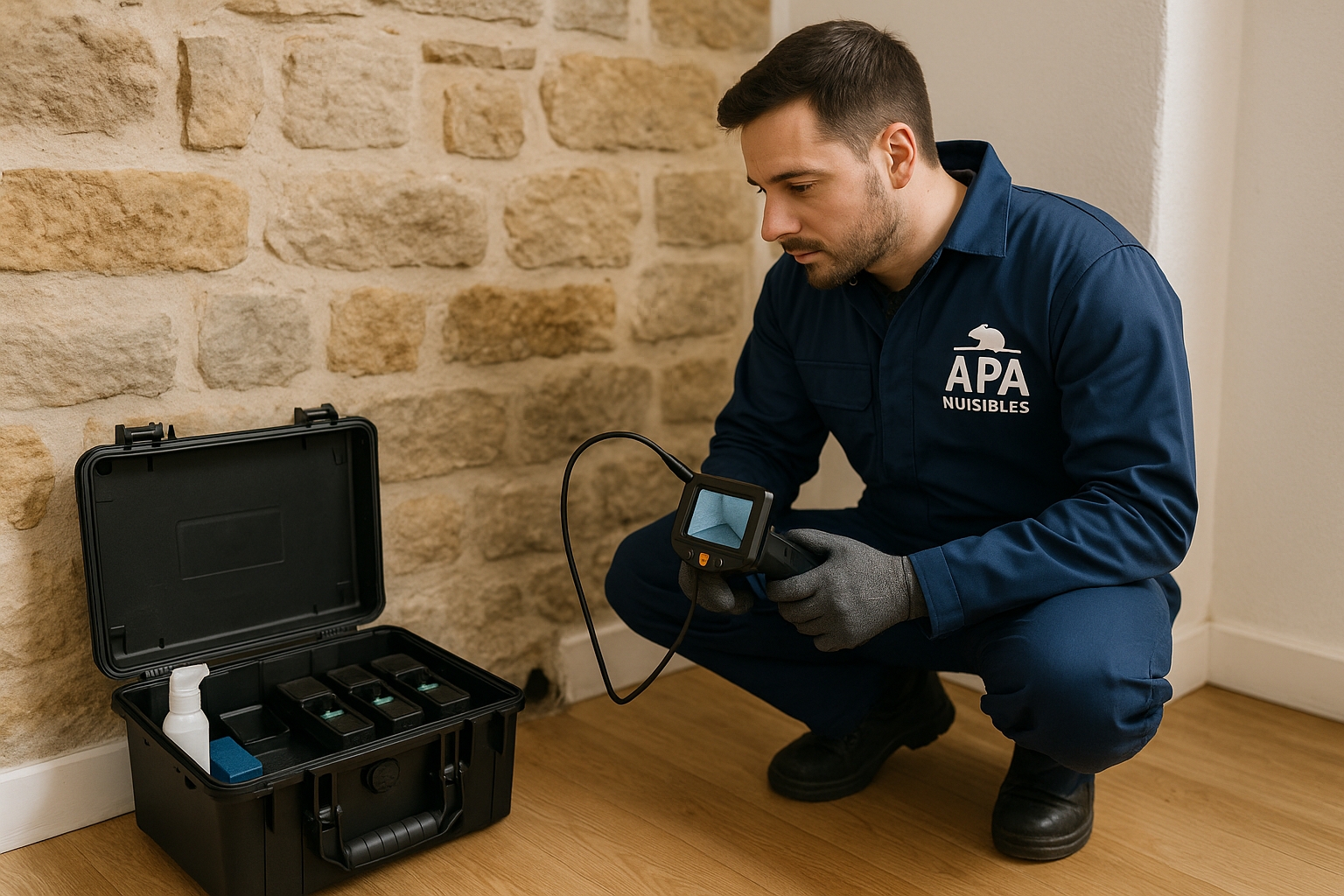 Professionnel APA Nuisibles en intervention