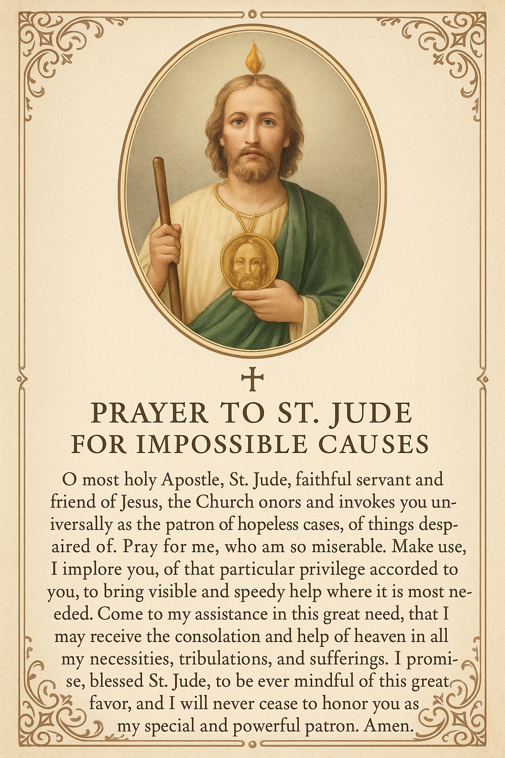Prayer to St. Jude for Impossible Causes