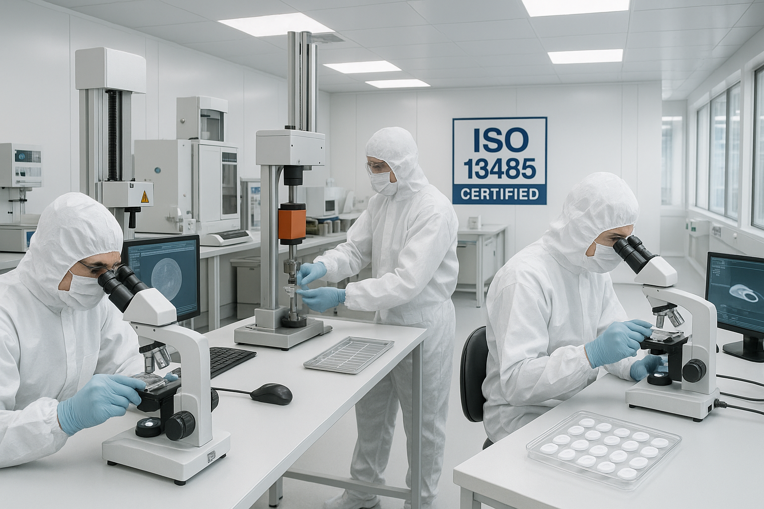 SALLE DE CONTRÔLE QUALITÉ ULTRA-MODERNE