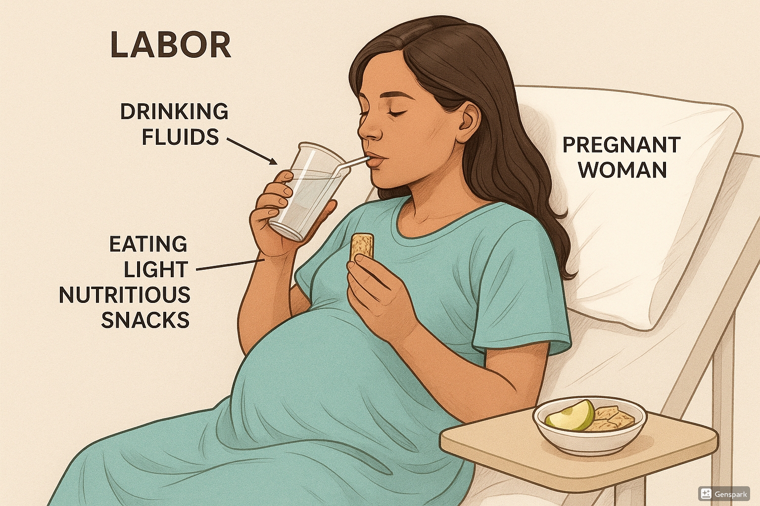 maternal nutrition during labor