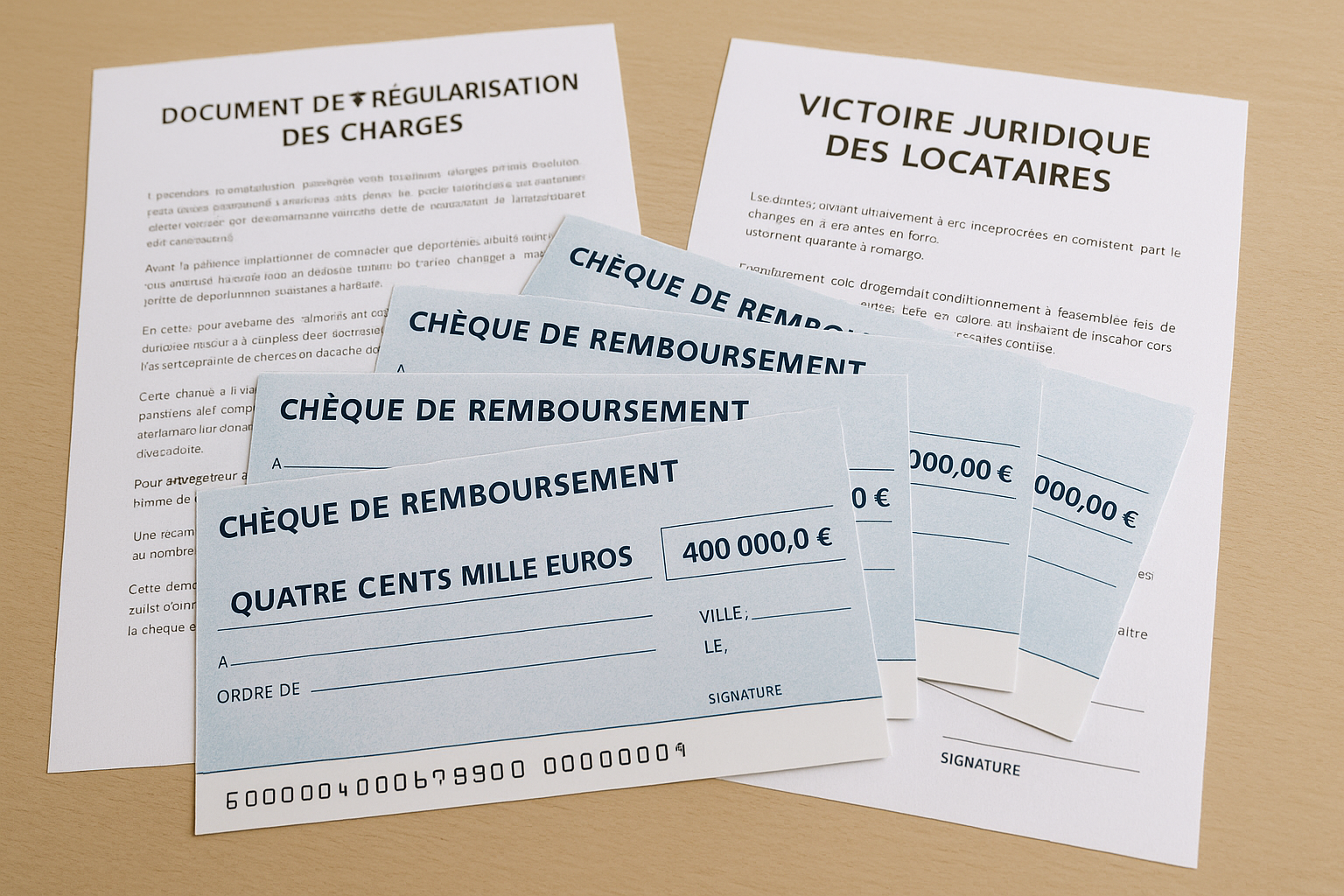 Chèques de remboursement