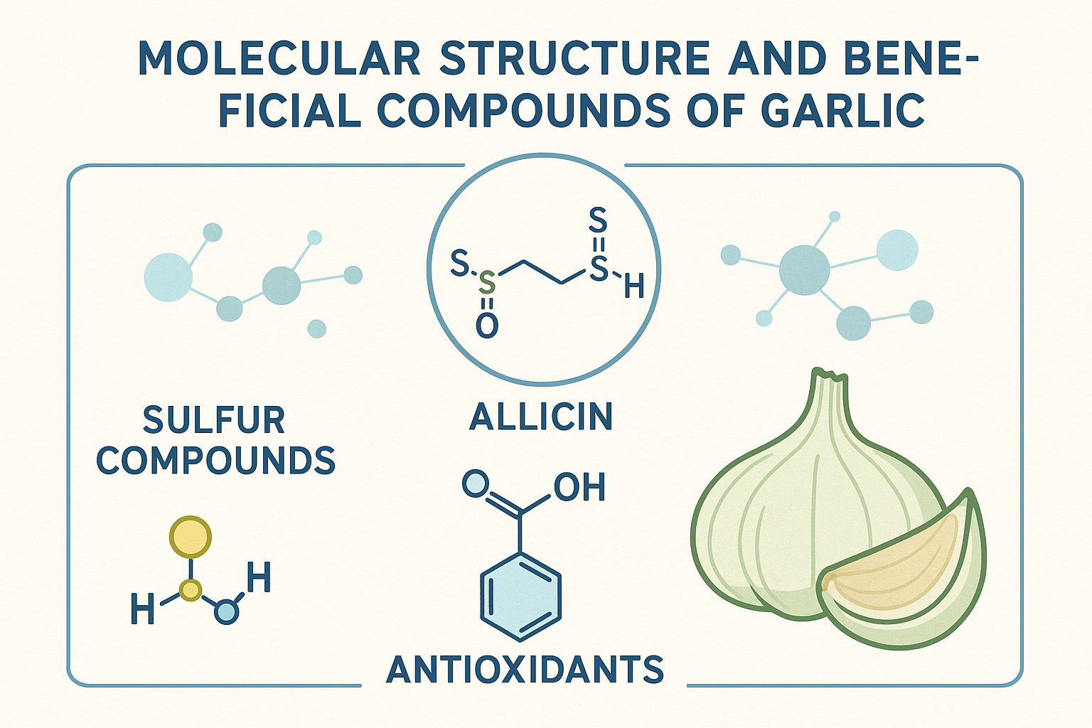 마늘의 분자 구조와 성분