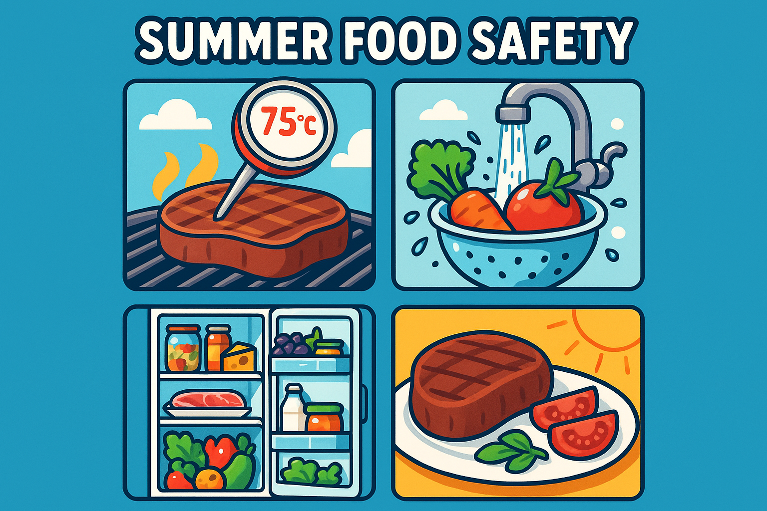 음식 조리 온도 관리