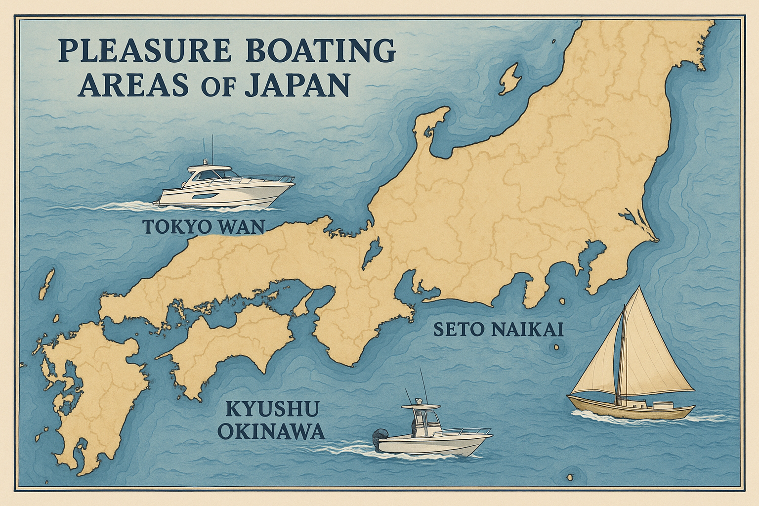エリア別おすすめプレジャーボート用海図
