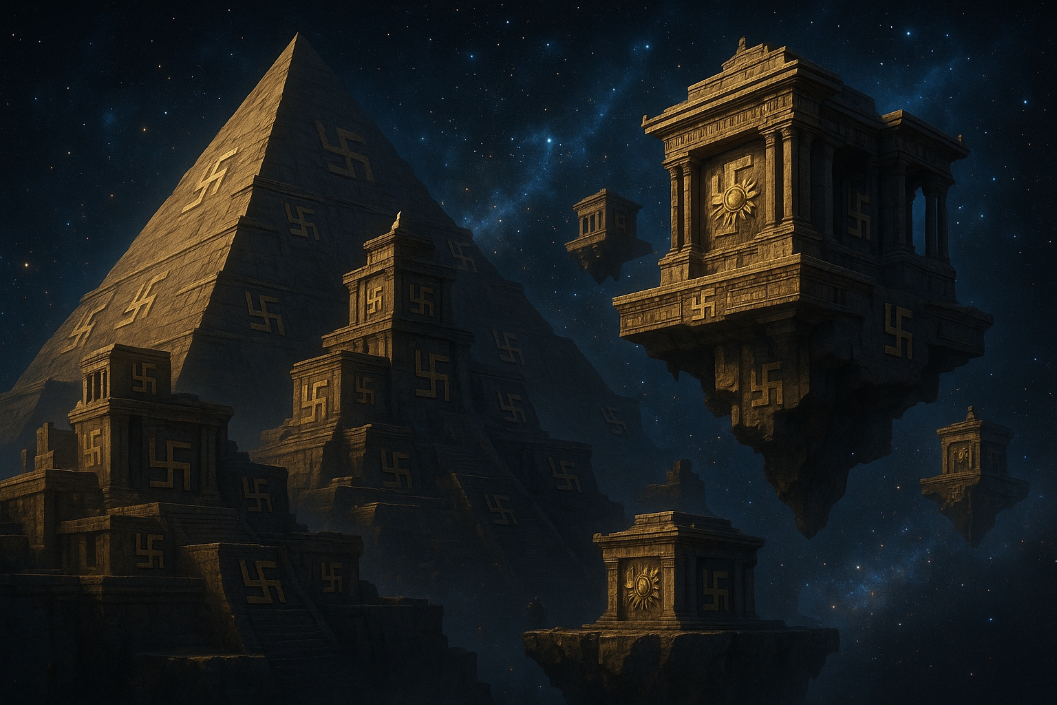 Ancient Ruins in Space