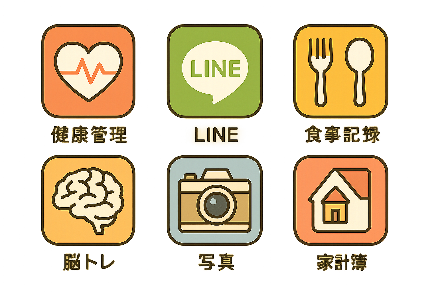 アプリ7選の紹介用イメージ