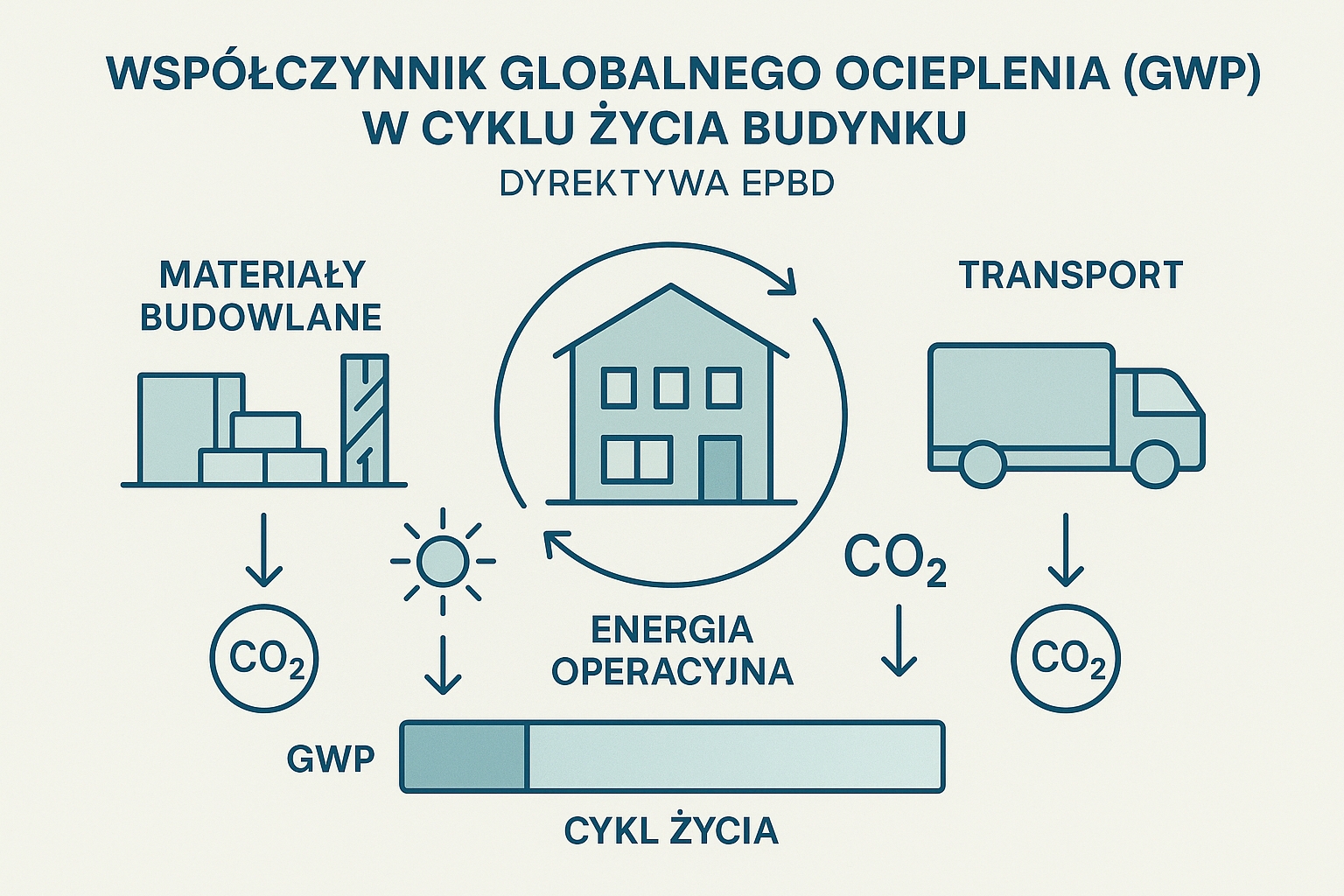 Współczynnik globalnego ocieplenia (GWP) w budownictwie