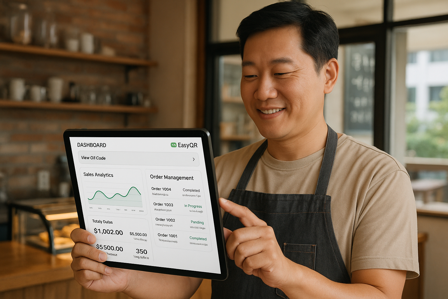 이지QR 관리자 대시보드