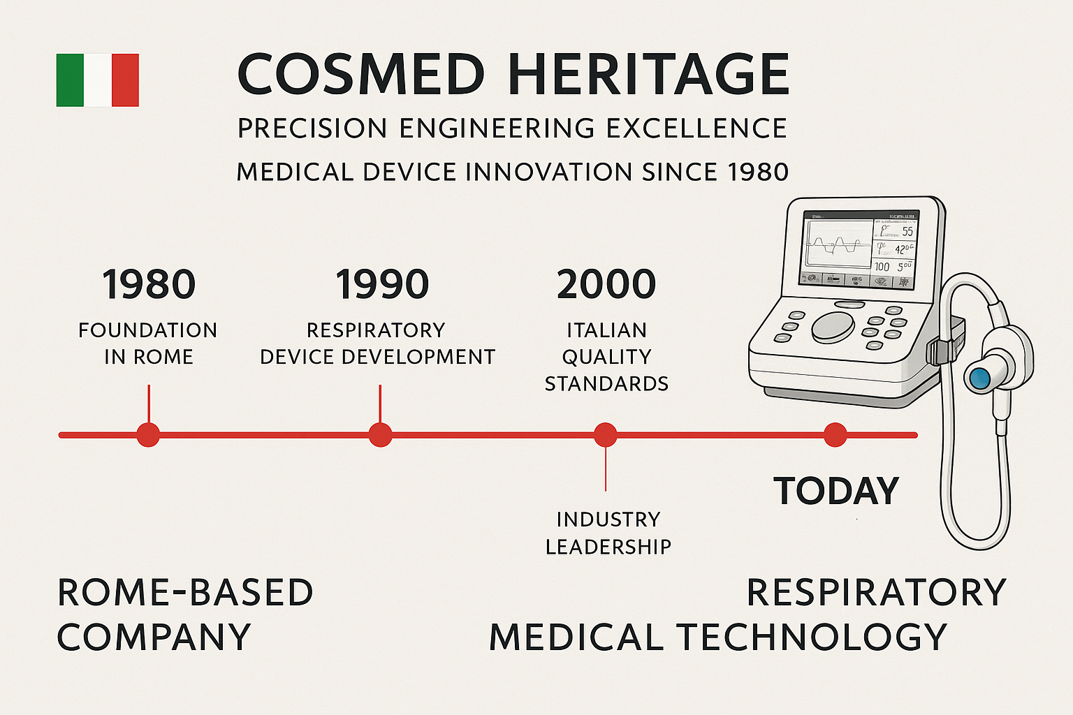 COSMED Heritage Timeline