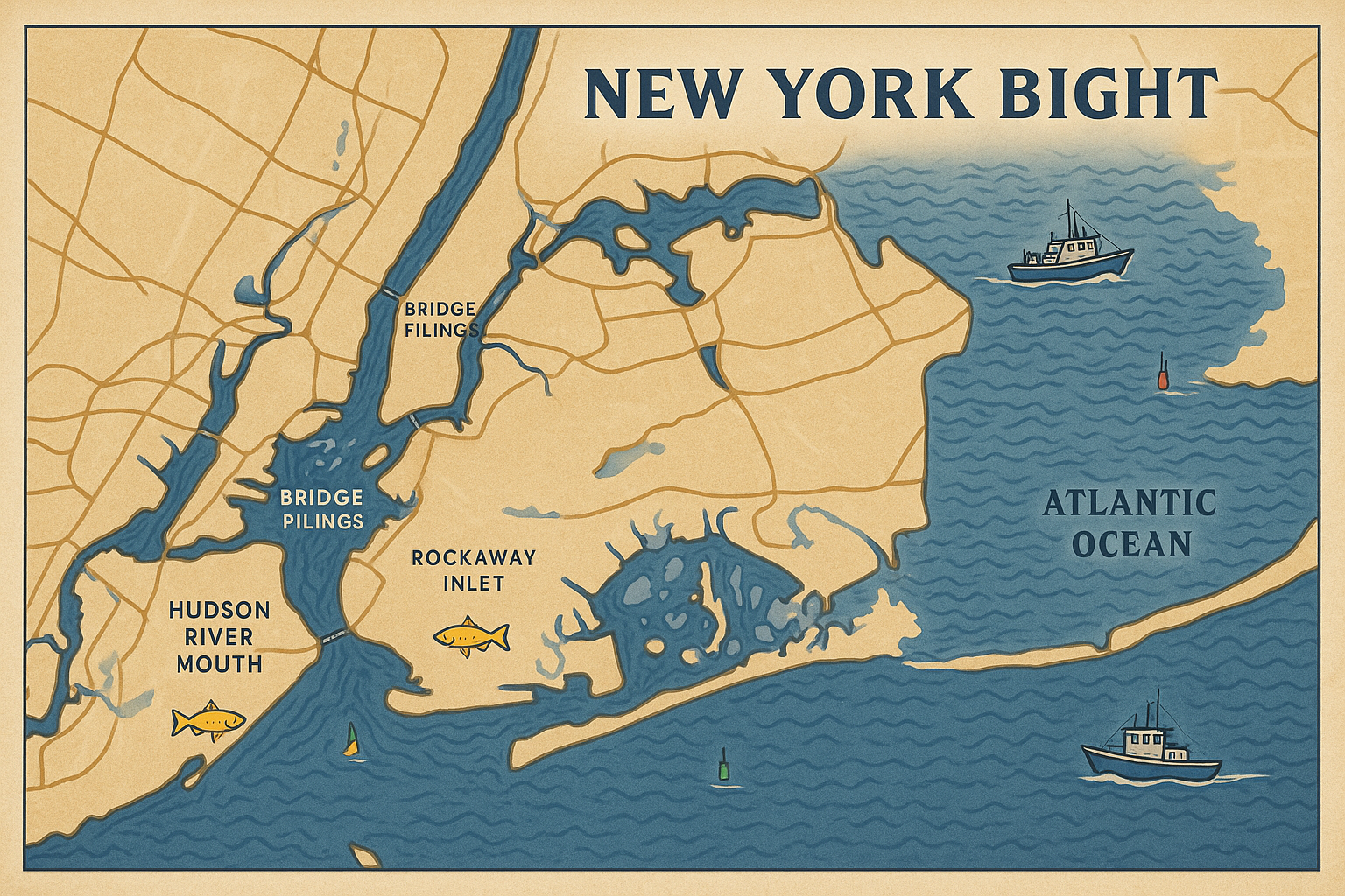 NY Bight Fishing Map