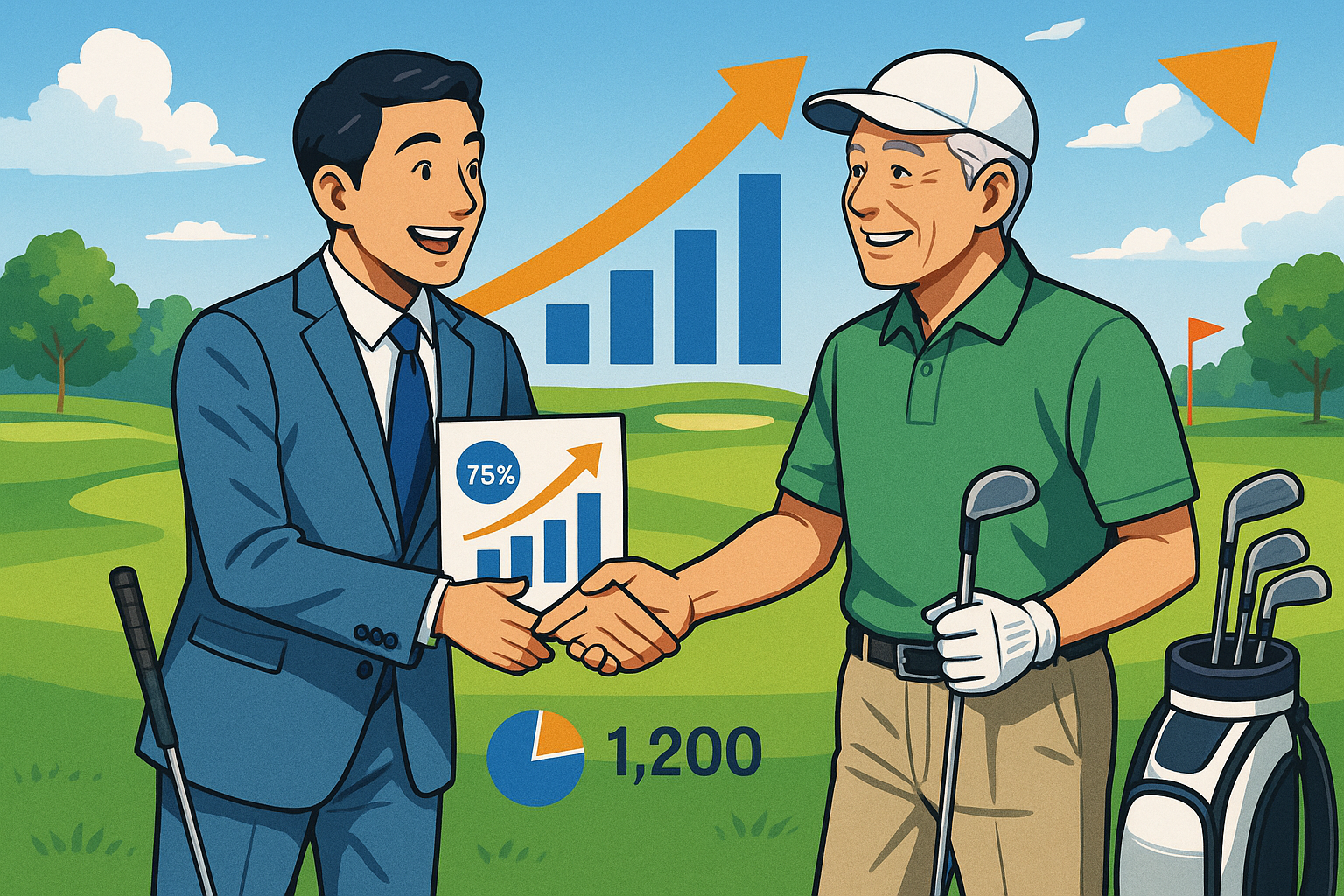 ゴルフ接待による営業成果の向上