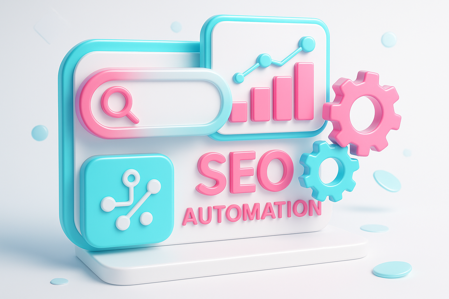 SEO Automation Modern 3D Design