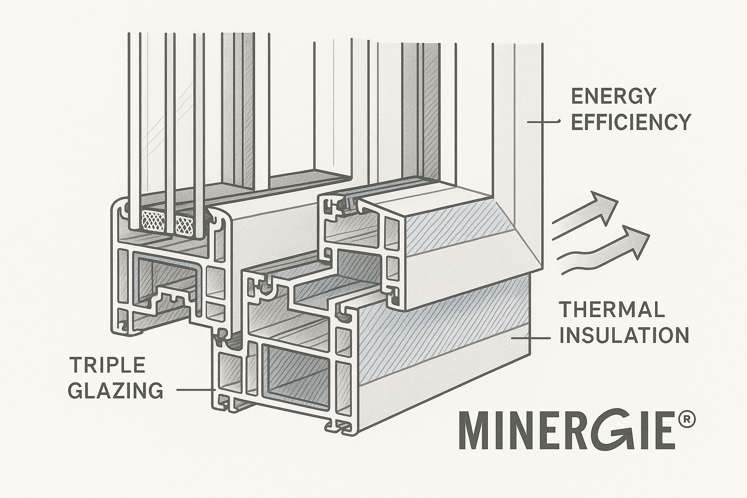 Certifications Minergie et triple vitrage haute performance