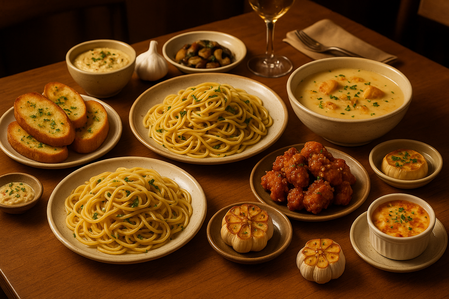 세계 각국의 마늘 요리