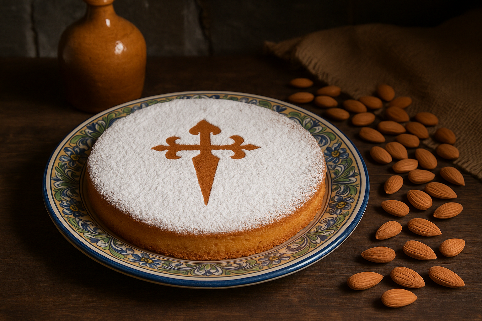 Tarta de Santiago gallega