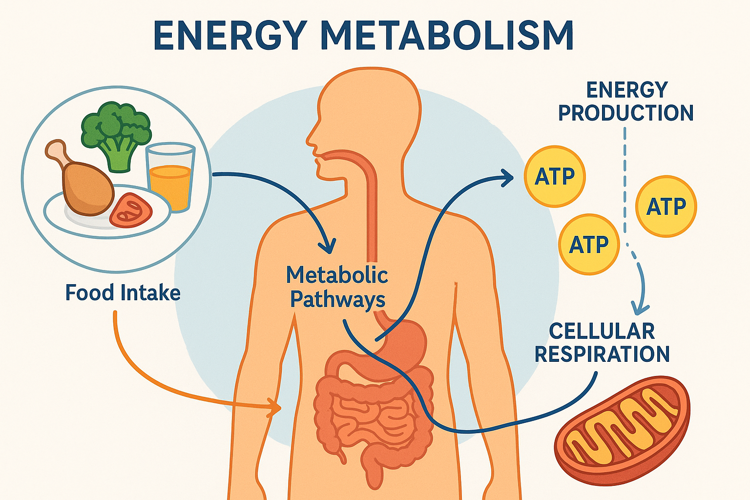 Energy Metabolism Illustration