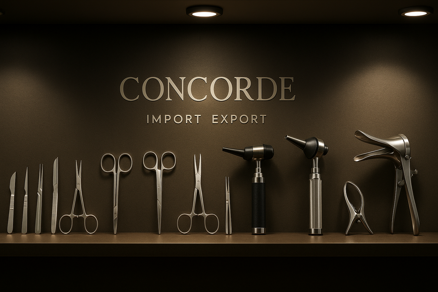 GAMME COMPLÈTE D'INSTRUMENTS MÉDICAUX CONCORDE