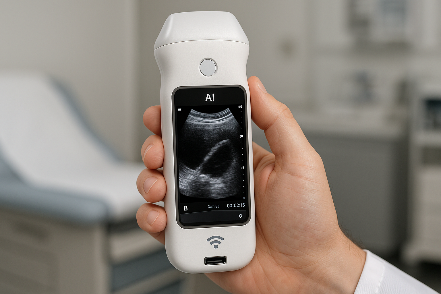 Portable AI Ultrasound Scanner