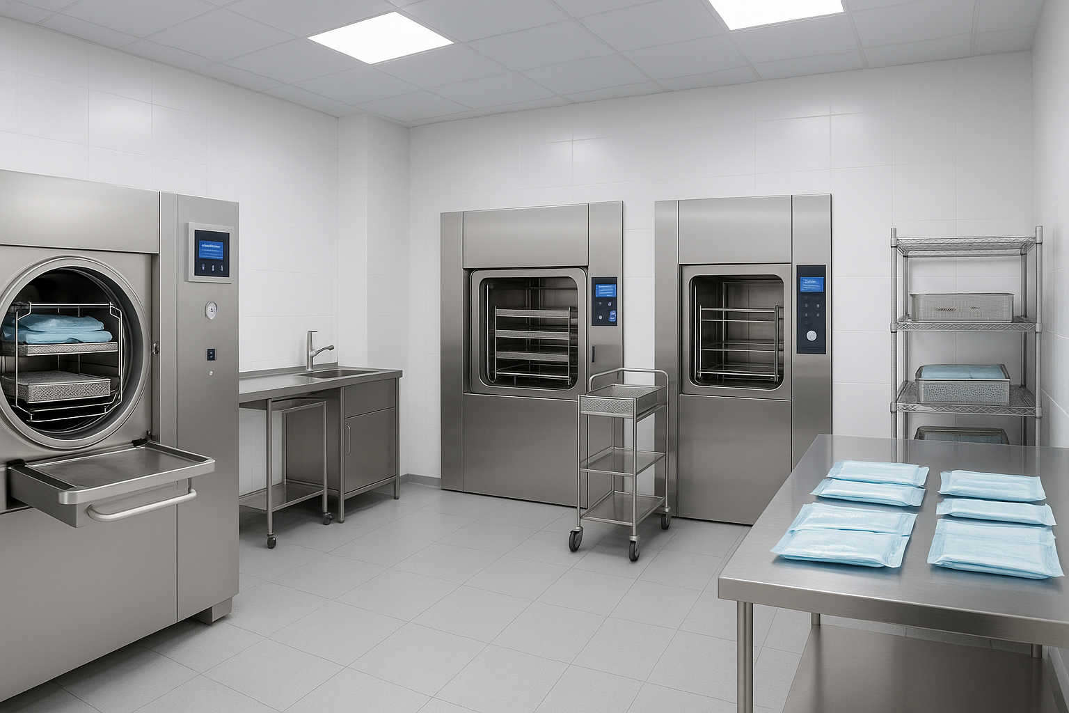 POURQUOI LA STÉRILISATION NE FONCTIONNE PAS 1 ÉQUIPEMENT DE STÉRILISATION MÉDICAL PROFESSIONNEL DANS UN HÔPITAL MODERNE