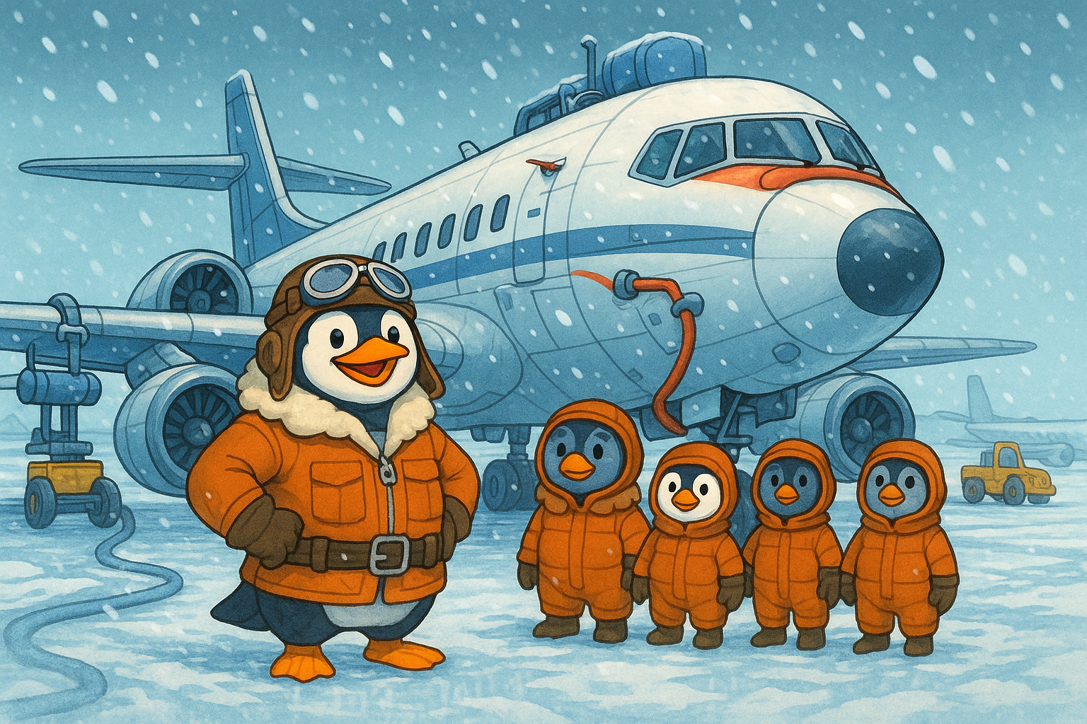 Captain Penguin Arctic Aviation Introduction