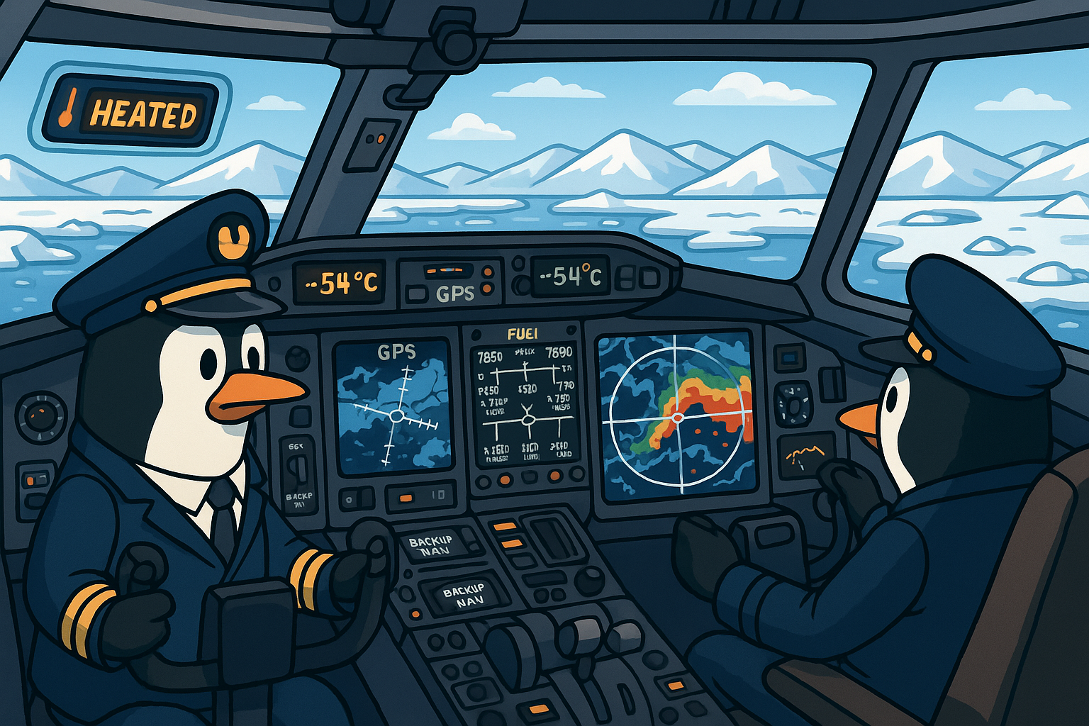 Polar Navigation and Cockpit Operations
