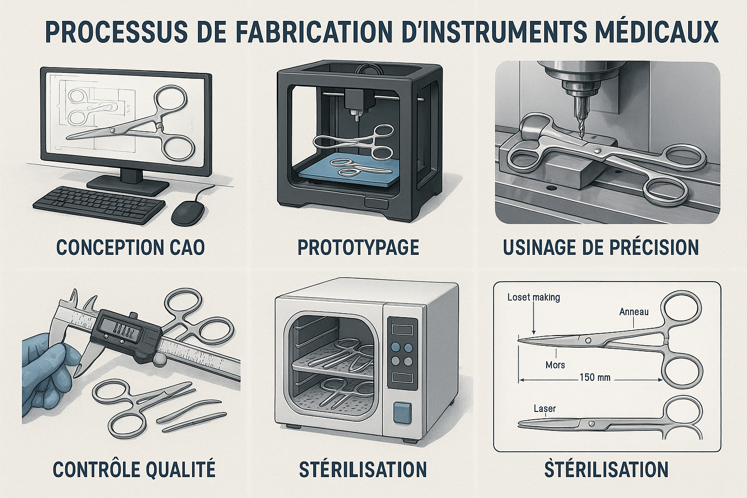 PROCESSUS DE CONCEPTION PERSONNALISÉE D'INSTRUMENTS MÉDICAUX
