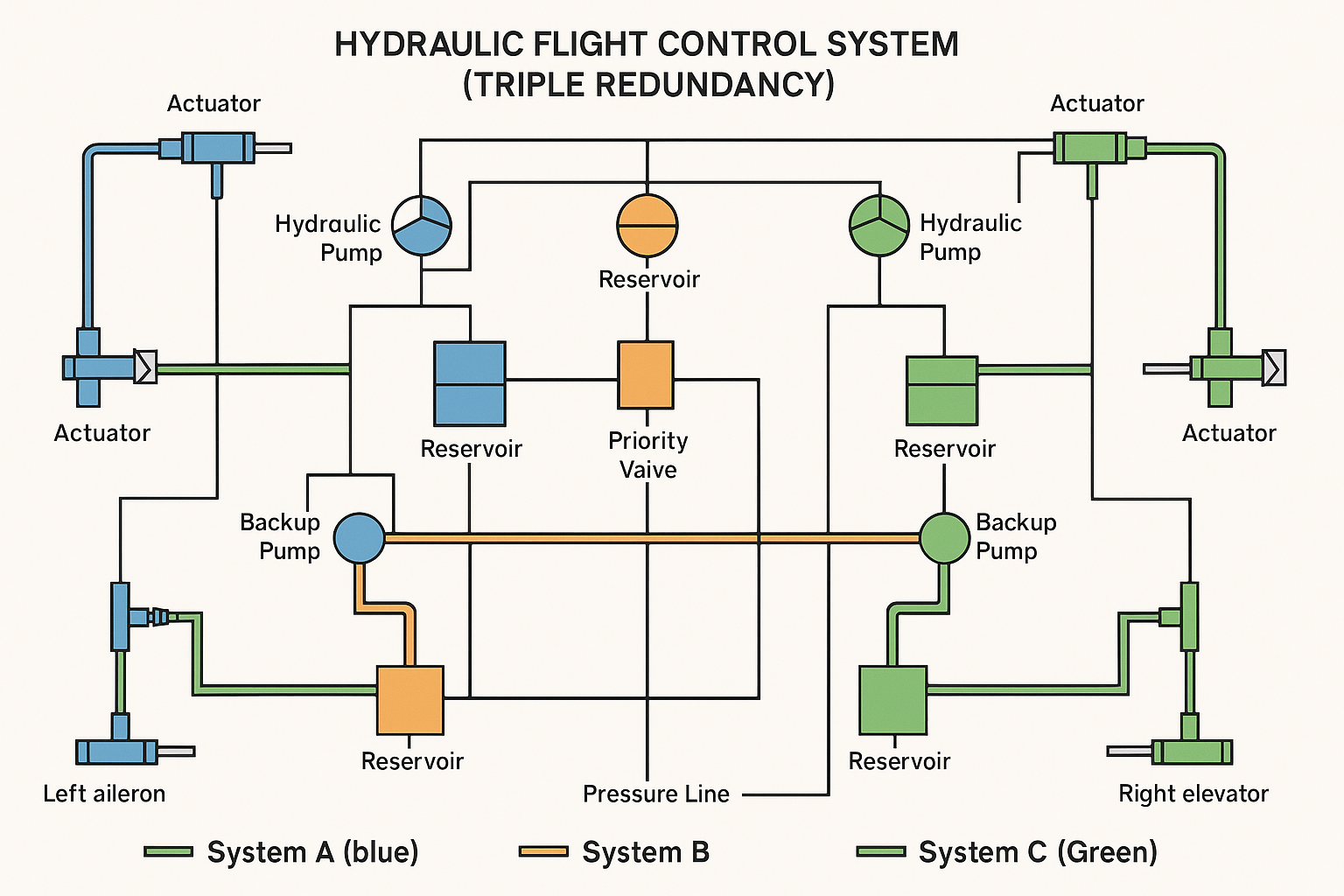 Hydraulic Flight Control System