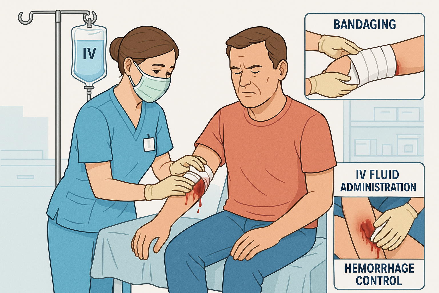 First Aid Management Illustration