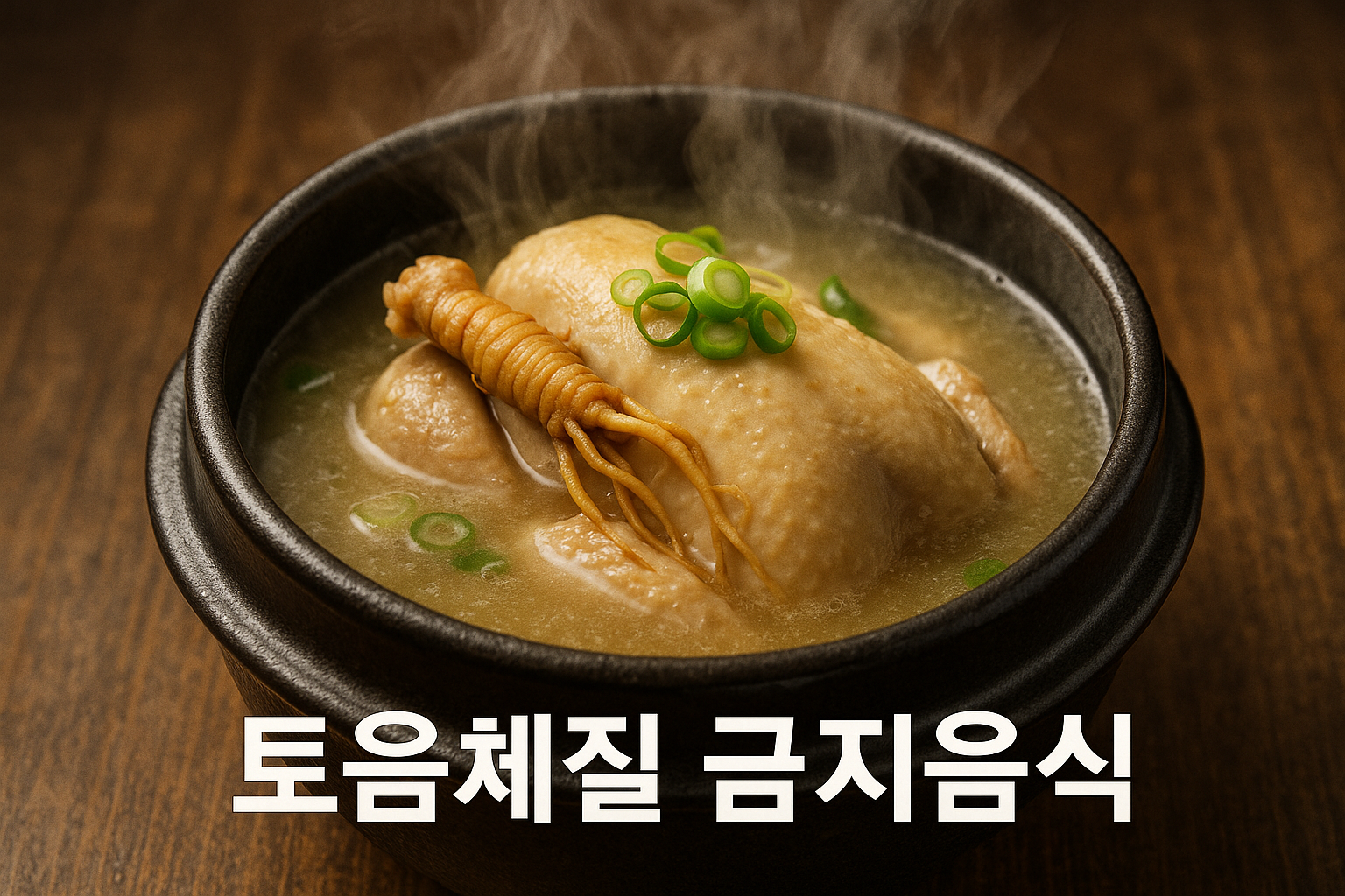 토음체질 금지 음식